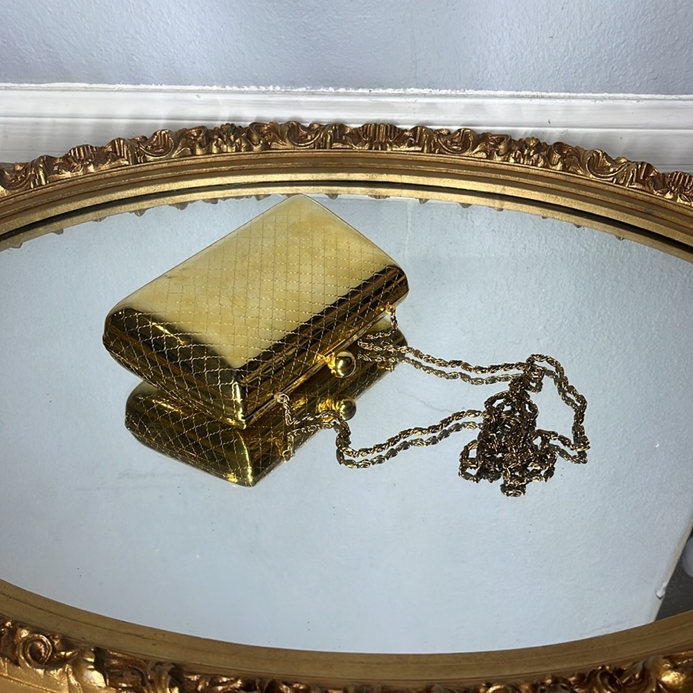 Vintage Sasha Gold Clutch